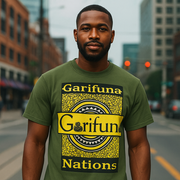 THE GARIFUNA NATIONS T-SHIRT | ARMY GREEN