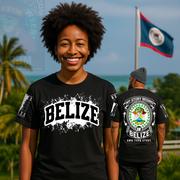 MY STORY BEGINS IN BELIZE T-SHIRT | BLACK