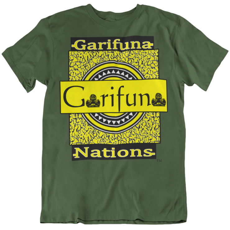 GARIFUNA NATIONS T-SHIRT | ARMY GREEN