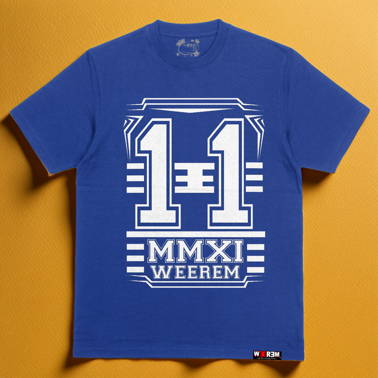 LEGACY 11 T-SHIRT | COBALT BLUE