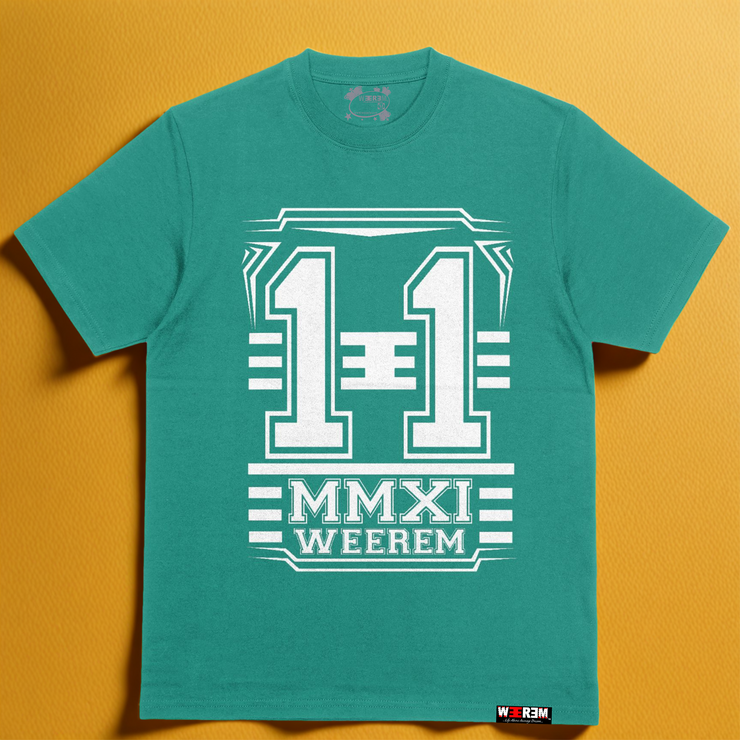 LEGACY 11 T-SHIRT | SEAFOAM TEAL