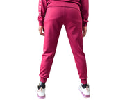 SWEAT SET BOTTOM - CRANBERRY