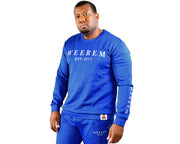 SWEAT SET TOP - REFLEX BLUE