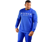 SWEAT SET TOP - REFLEX BLUE