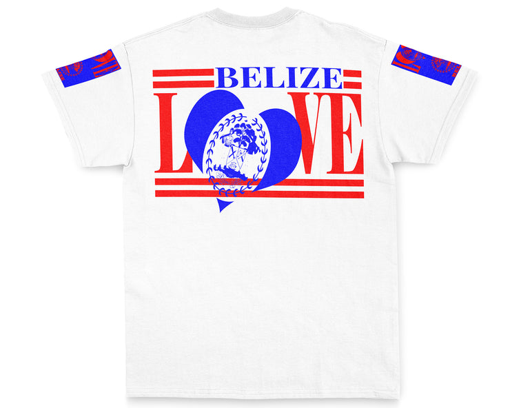 BELIZE LOVE T-SHIRT | WHITE