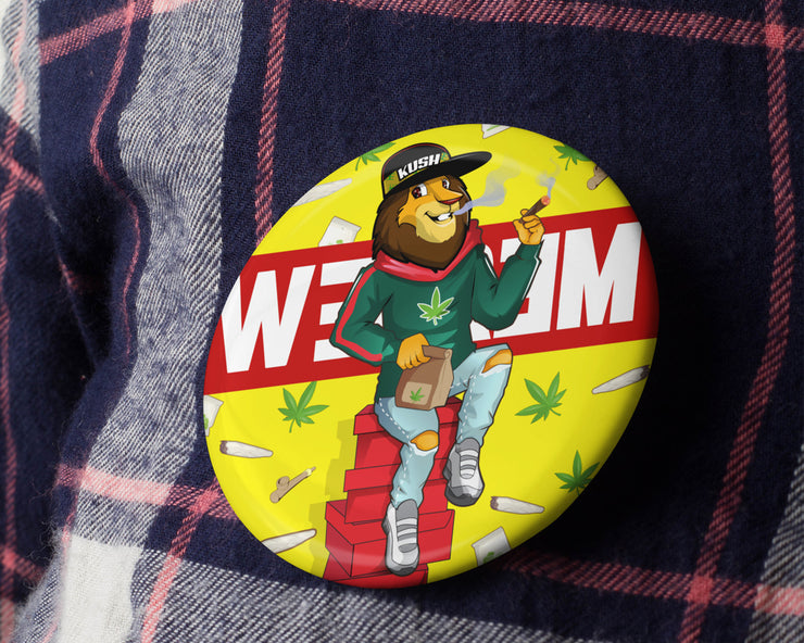 WEEREM TRIPPY PINBACK BUTTONS